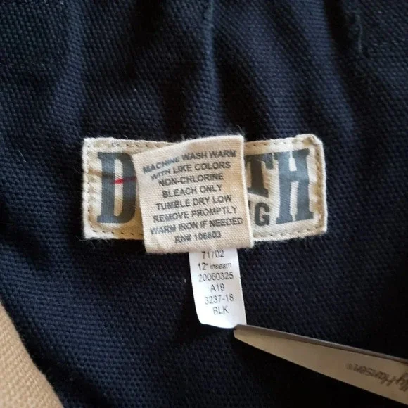 Duluth Trading Company Heavy 100% Cotton Canvas CARGO Shorts Tan Men's 42×12 - Picture 7 of 12